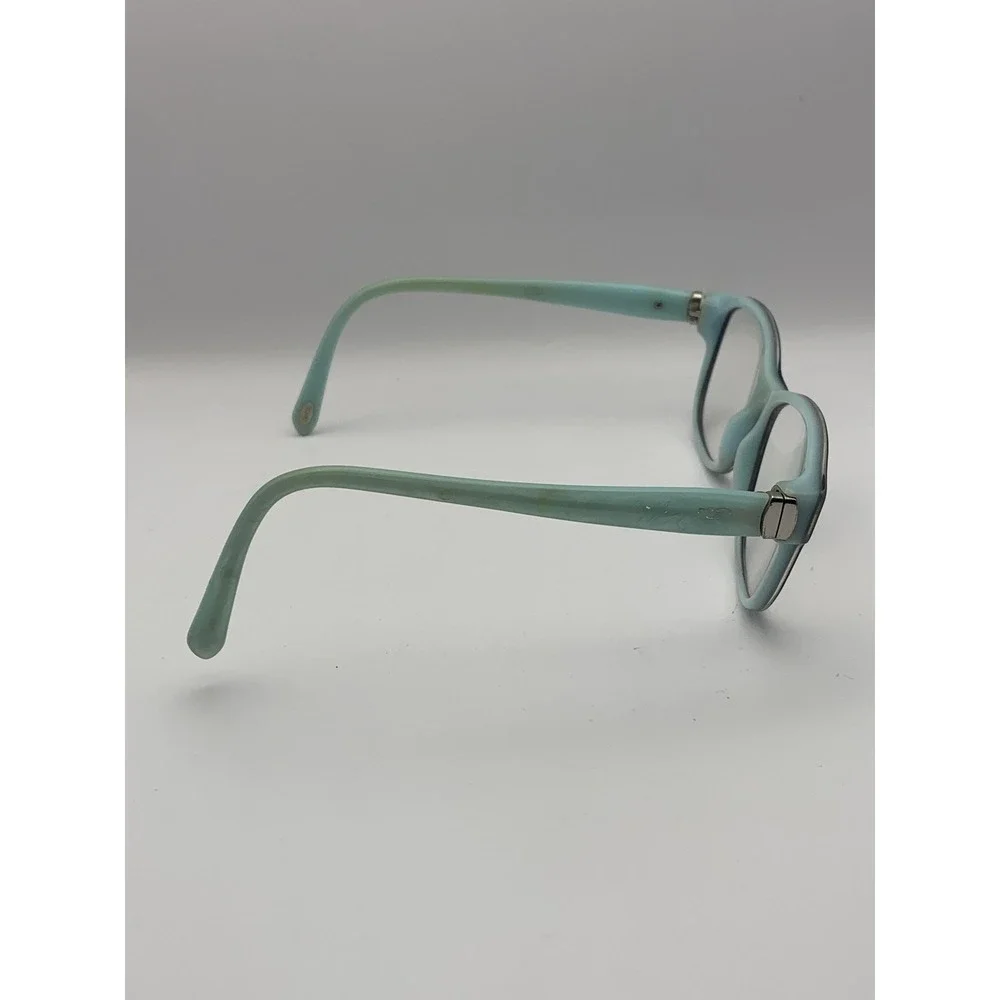 Tiffany & Co Eyeglasses 51-16 Aqua Blue Black Womens Frame Only